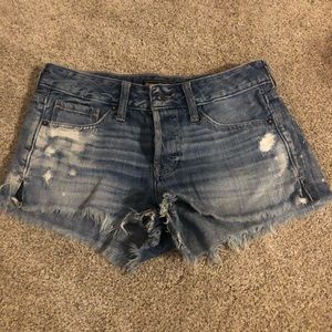 Abercrombie Low Rise Jean Shorts
